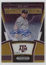 2020 Panini Prizm Draft Picks Thunderstruck Gold 8/10 Asa Lacy #TH-2 Auto 0c6