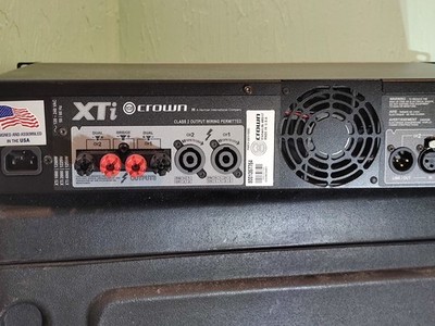 Crown xti1000 2 channel pro PA audio 1000 watts ampllifier | eBay