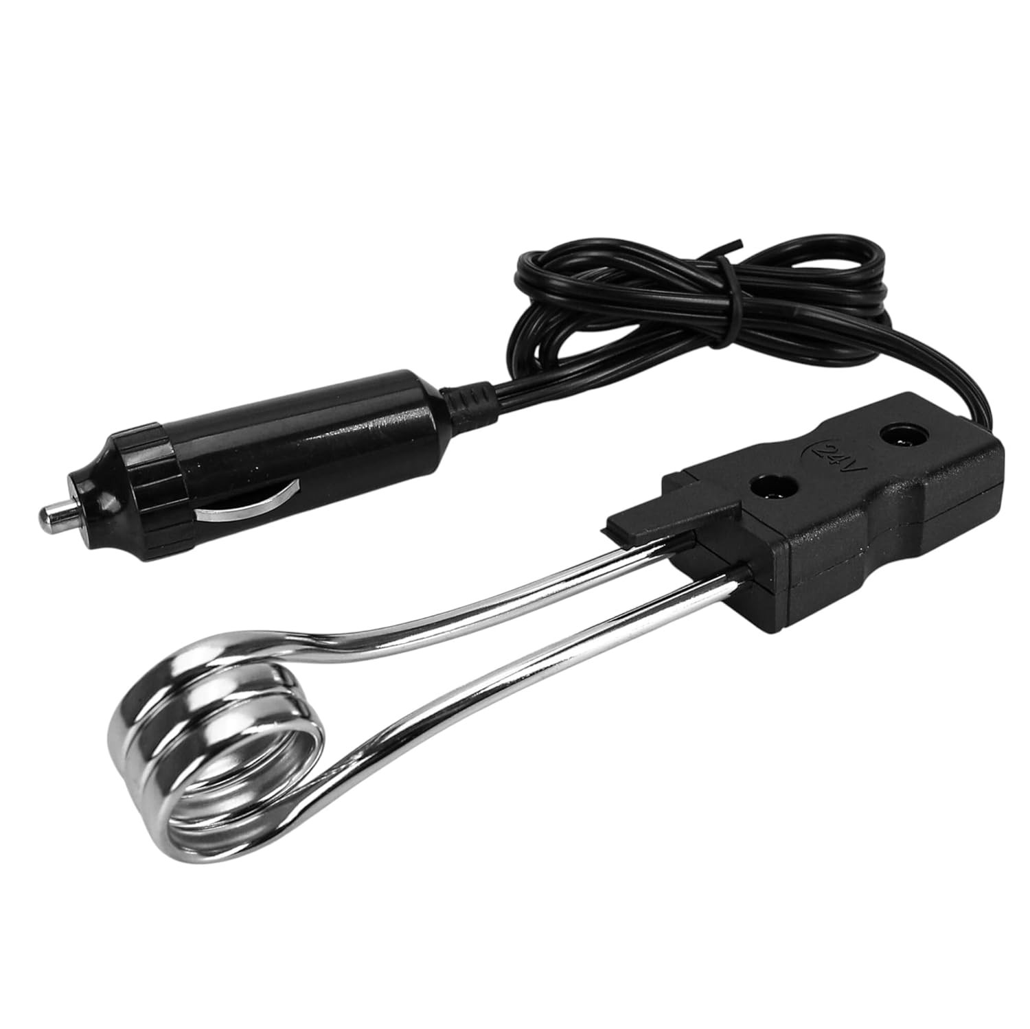 24V Portable Car Immersion Heater Auto Cup Mug Water Heater Kettle Tea Coffee Wa - Thumbnail 1