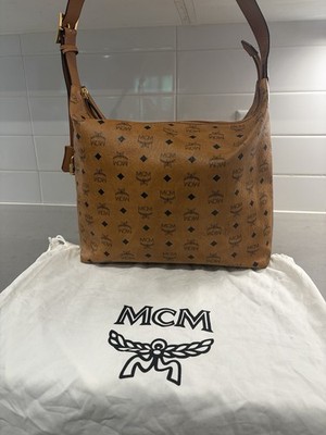 100% Authentic MCM Large Aren Hobo in Visetos
