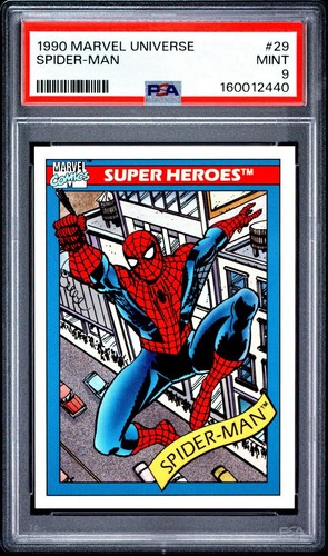 1990 Marvel Universe Spider-Man #29 - Newly Graded: PSA 9 - MINT