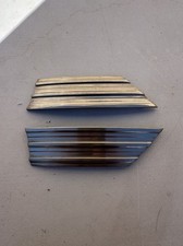 1940 Chevy Special Deluxe Hood Trim Wiskers Used-original-pair 1940 Chevy Special Deluxe Hood Trim Wiskers Used-original-pair
