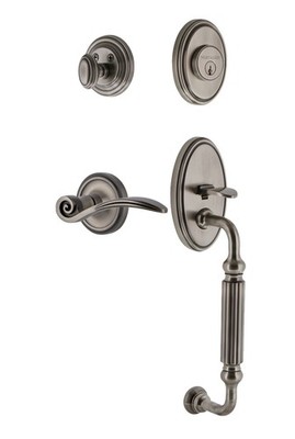 Nostalgic Warehouse CLASWN_ESET_234_FG_LH Classic Left Handed - Grey