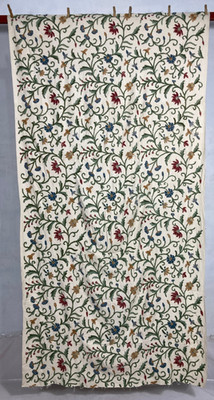 Vintage Artisan Glorious Crewel Stickerei Floral Wandbehang Panel 243x128 cm