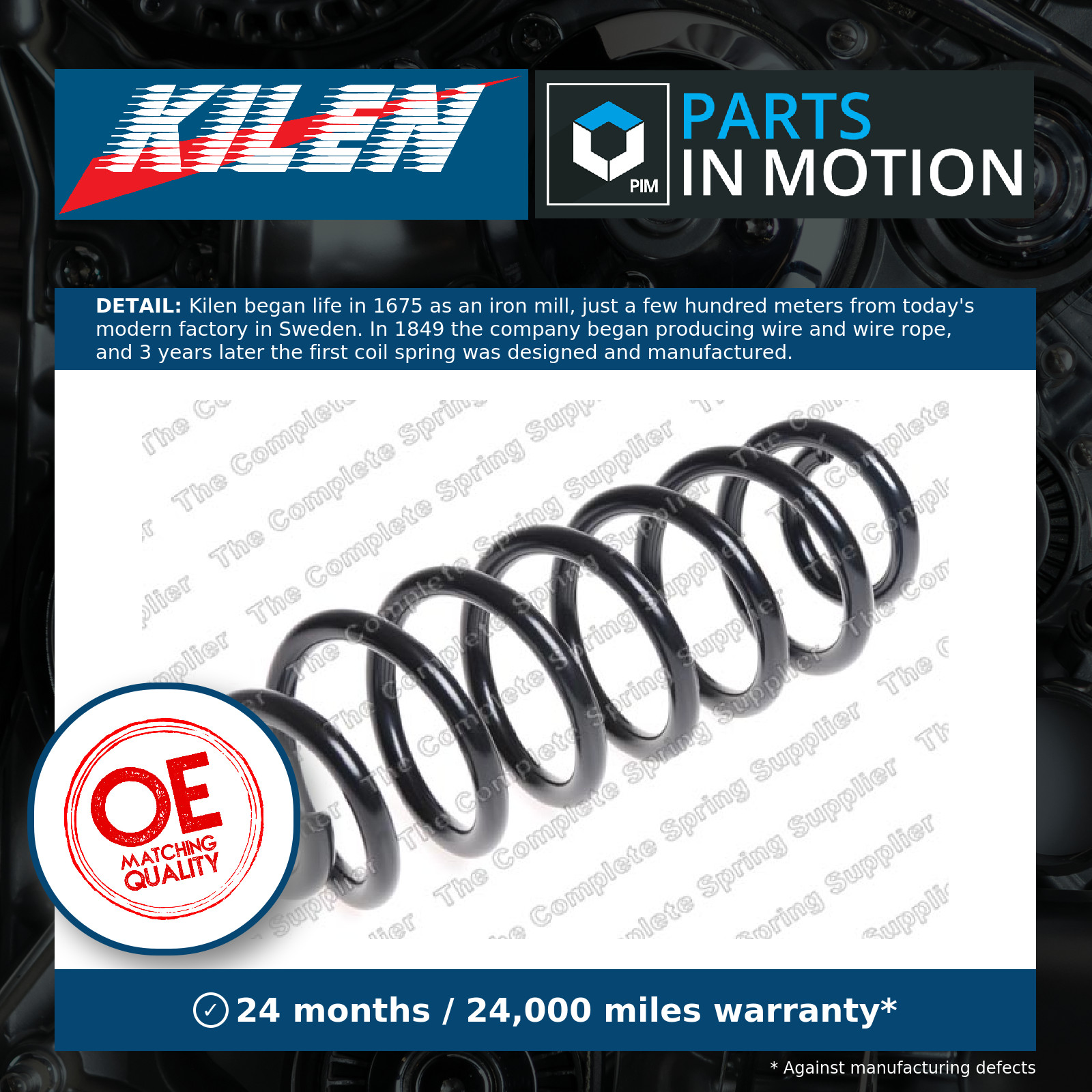 24769350 Rear Coil Spring Single Suspension Replacement Spare Part By Sachs - Image 7