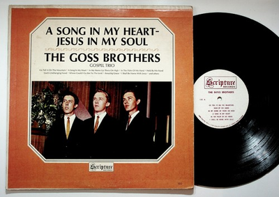 #ad Goss Brothers A Song In My Heart Jesus In My Soul LP Scripture Gospel Vinyl $15.00