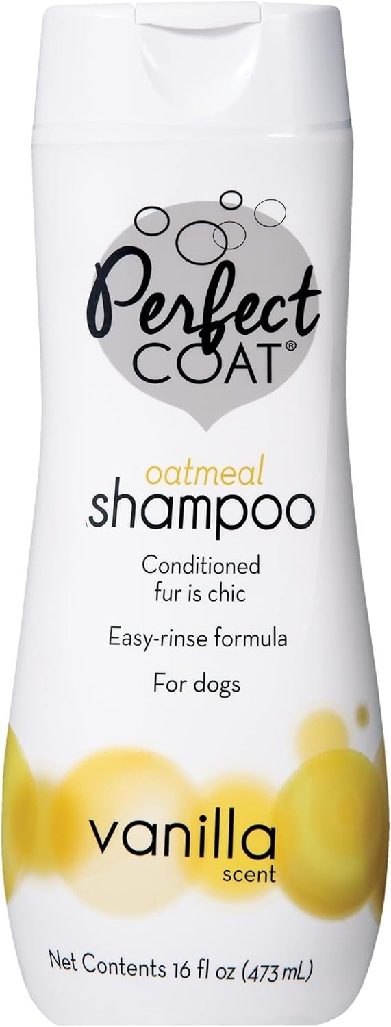 Perfect Coat Natural Oatmeal Dog Shampoo - French Vanilla Sc