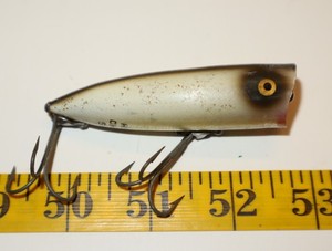 50年代 HEDDON CHUGGER SPOOK 金目 XRW NIB Vintage Popper Heddon Chugger Spook, 1/2oz Black / White / Red