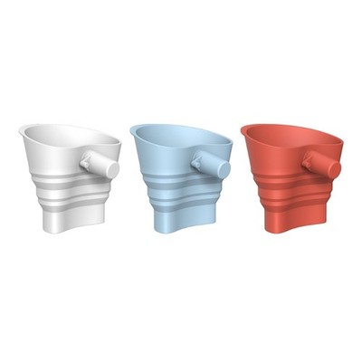 Silicone Flexible Baking Flour Funnel Stand Mixer Attachment Plastic Powder Funn