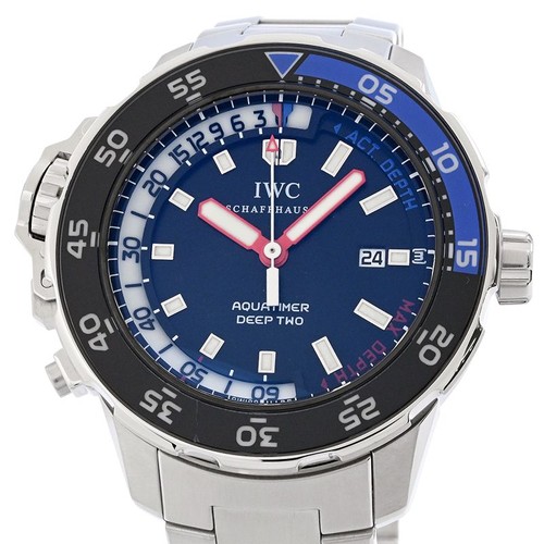 IWC Aquatimer Deep Two IW354702 Black Case Size 48mm Men