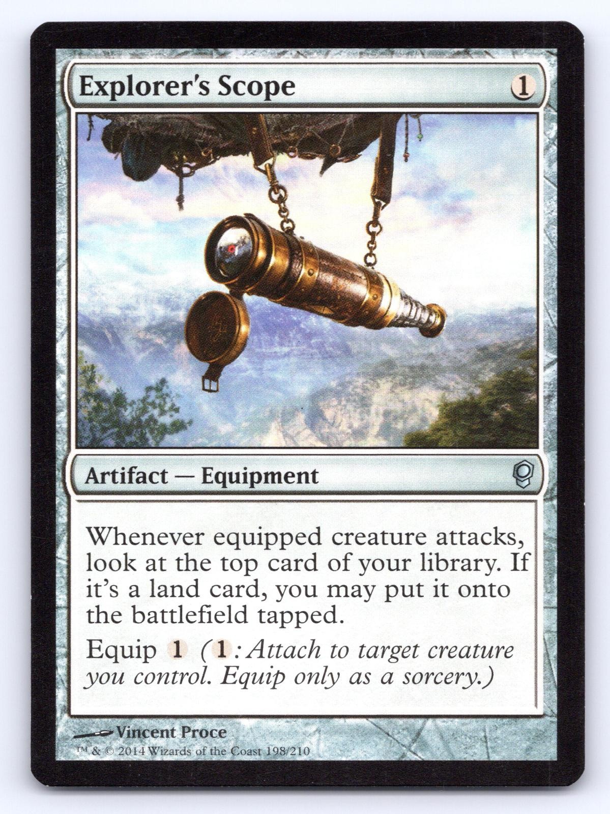 Explorer's Scope 198 Uncommon Conspiracy Magic: The Gathering Near Mint