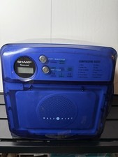 SHARP Carousel Microwave Blue Camper Dorm Cub...