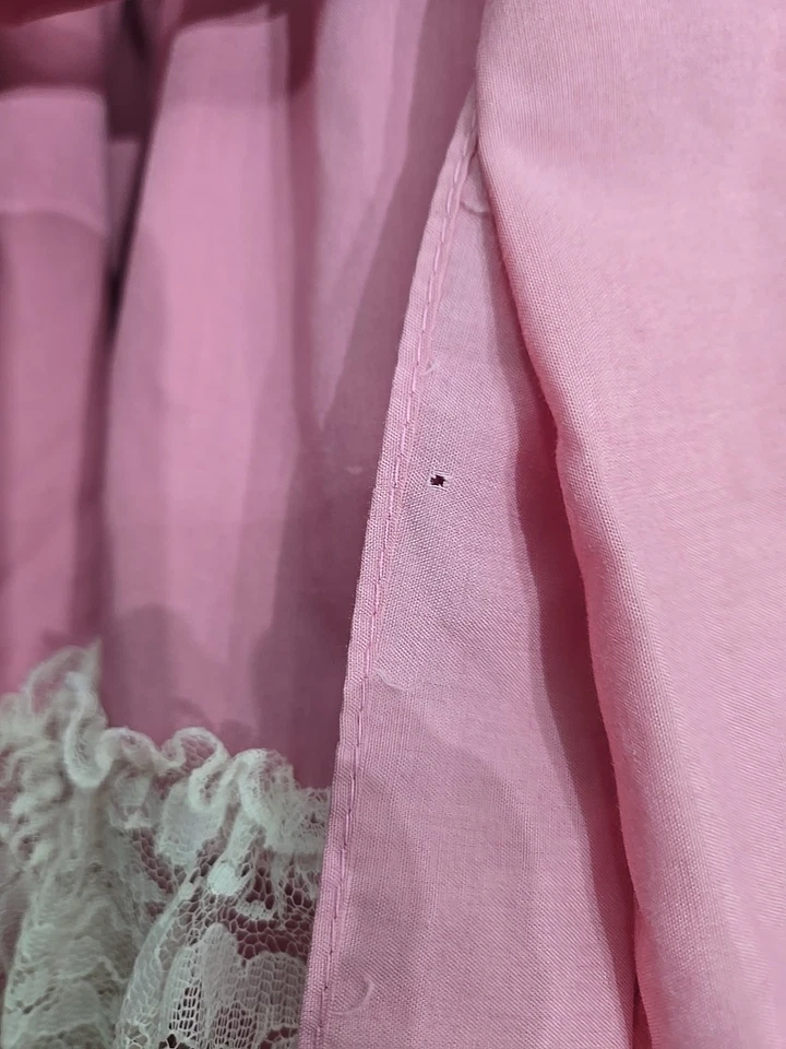 Vintage Lilo California Dress Girl Pink Ruffles Sz 5 Bow Easter Holiday READ - Image 3 of 4