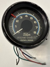 Vintage Sun Tachometer Supertach Ii 2 Blue Line Super Tach Muscle Car 1960s Vintage Sun Tachometer Supertach Ii 2 Blue Line Super Tach Muscle Car 1960s