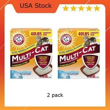 ARM  HAMMER Superior Odor Control Cat Litter, Multi-Cat Clumping Litter, 2 pack