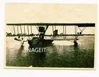 WW1 LARGE ORIGINAL PRESS  STAMP AIRCRAFT PHOTO LOHNER L SEAPLANE GERMAN #3091