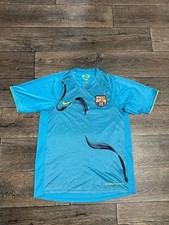 VINTAGE FC BARCELONA 2007/2008 TRAINING FOOTBALL SHIRT JERSEY NIKE MEDIUM
