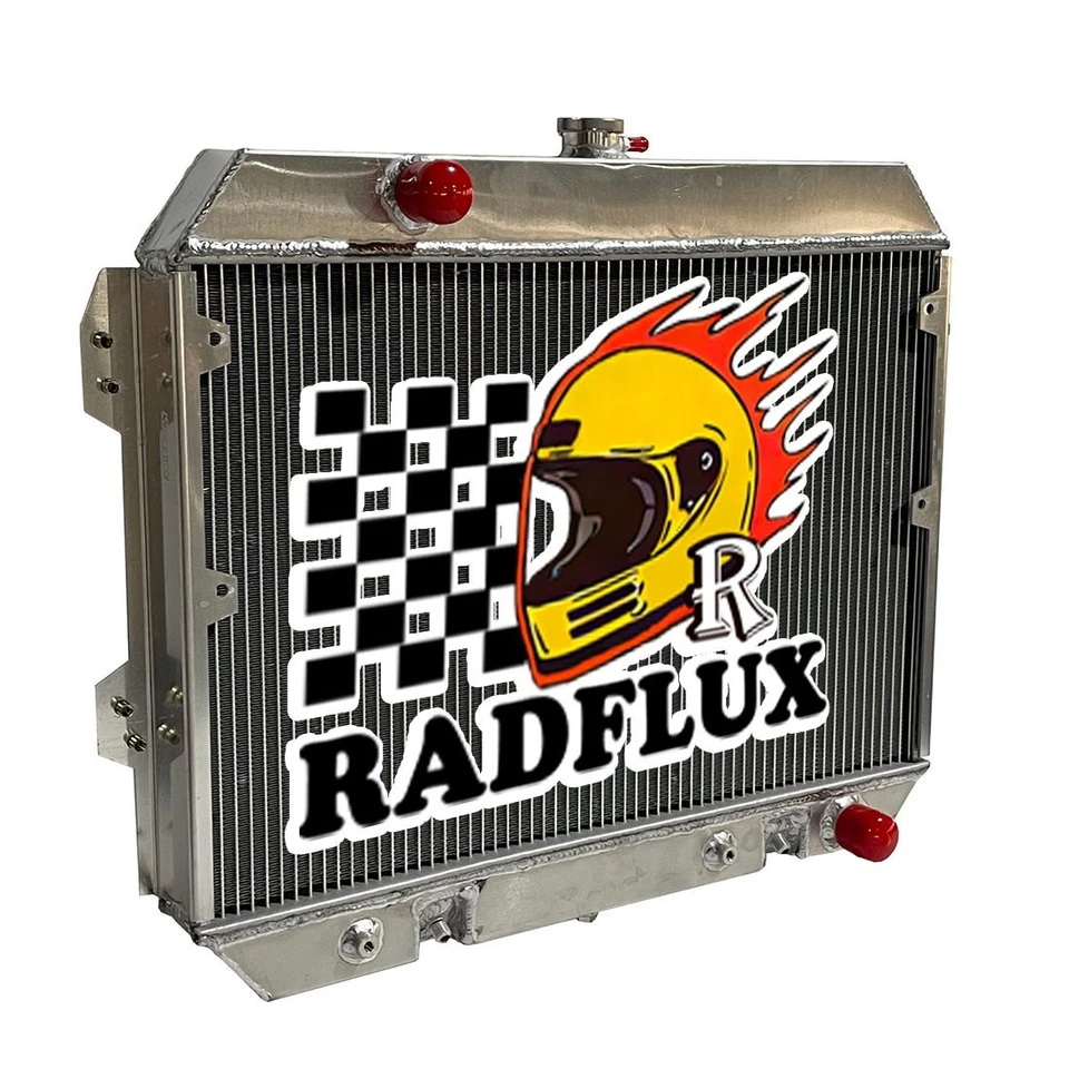 Radiador 634 2 filas para Nissan Datsun 280Z 280ZX 1975-83 78 2,8 L 2753 CC aluminio Foto 3 de 4