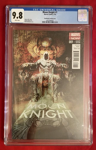 Moon Knight #1 Bill Sienkiewicz 1:75 Variant Edition CGC 9.8 Marvel!! Very Hot!!