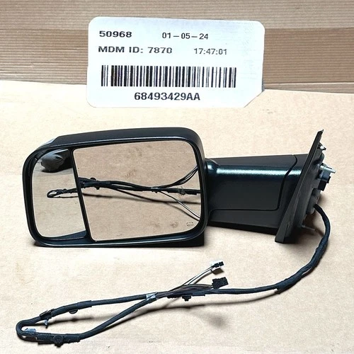 NEW OEM 2020-2024 Ram 1500 Mopar Outside Rear-View Mirror, Left - 68493429AA