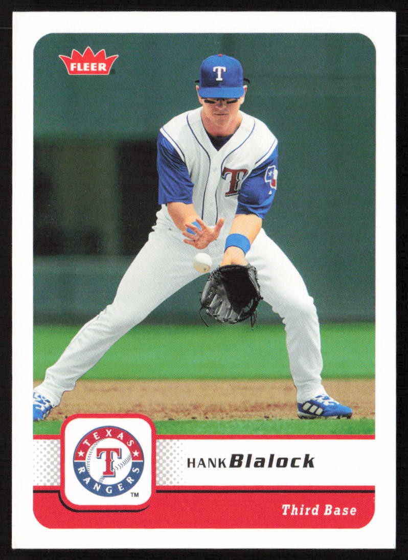 2006 Fleer Hank Blalock #285 Texas Rangers