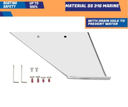 66S-66107 2-Stroke 40 48 50 85 HP CV Yamaha Marine Outboards Skeg Repair Guard - Foto 3 di 4