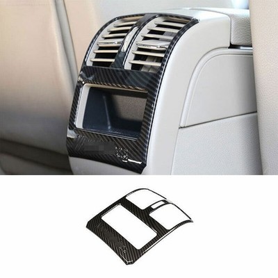 For Benz GLK 2009-2015 ABS Carbon Fiber Back Row Air Outlet Vent Cover Trim 1PCS