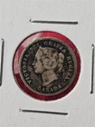 Canada 1880-H Silver 5 Cents Queen Victoria  Circulated                #T2511