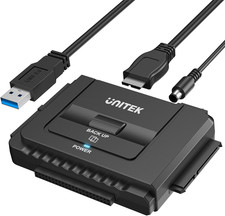 USB 3.0 to IDE and SATA Converter External Hard Drive Adapter Kit for Universal