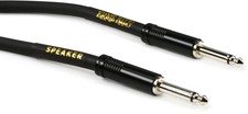 Ernie Ball Speaker Cable, Straight/Straight, 6ft, Black P06072 6 feet,