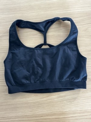 Be Up Sports Bra, Women s L Black, Racerback Pullover, Workout