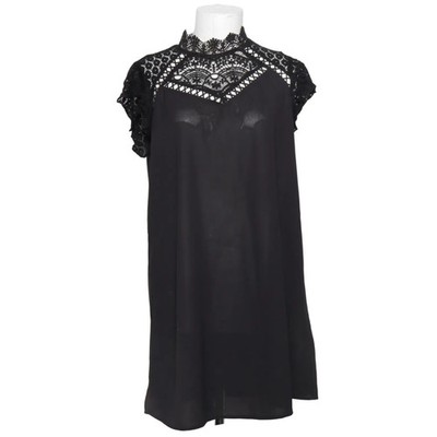 Cupshe, Kleid, Größe: S, Schwarz, Polyester/Viskose, Einfarbig, Spitze #da7