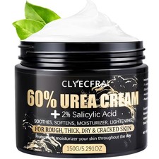 60 Urea Cream with 2 Salicylic Acid, Urea Cream 60 Percent for Feet  Hands...