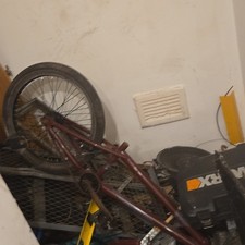 Red BMX Bike, 20 in Wheels, 1 Speed, Rim Brake, BMX Bars, No Suspension