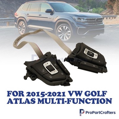 5G0959442P Steering Wheel Buttons For 2015-2021 VW Golf Atlas Multi-function
