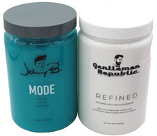 Johny B King Mode Styling Gel & Gentlemen Republic Refined Molding Gel 32oz 2 Pc