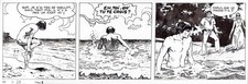MILO MANARA -  Tavola originale HP e Giuseppe Bergman p.8 s.28