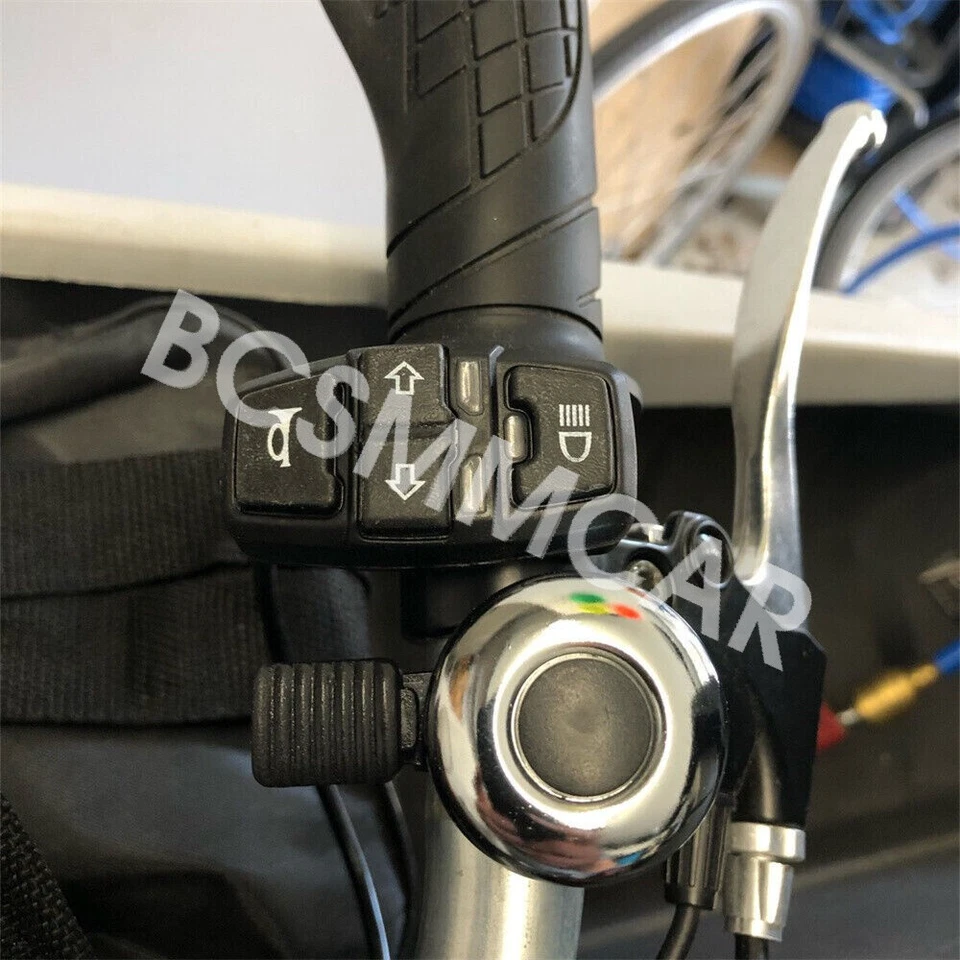 Motorcycle Switch For Handlebar Turn Signal Light Horn ON/OFF Button Waterproof - Image 3 of 4