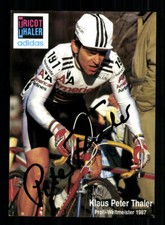 Klaus Peter Thaler Autogrammkarte Original Signiert Radfahren +3