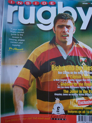 INSIDE RUGBY MAGAZINE Sep 1998 | eBay UK