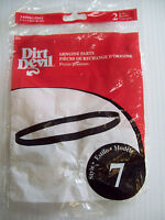 Dirt Devil Style 7 Belts 460615 Easy Steamer. 2 Genuine Belts, Roommate Dirt Devil Style 7 Belts 460615 Easy Steamer. 2 Genuine Belts, Roommate