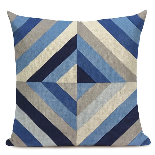 Irregular Geometric Pattern Home Decor Sofa Seat Cushion Cover Hotel and Office - Picture 10 of 23