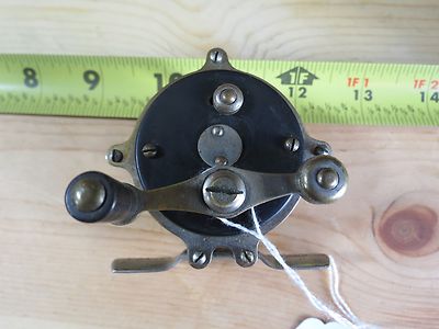 Moulinet De Pêche Hendryx Antique - Caoutchouc Dur/laiton, USA, Freshwater, Lot #8370