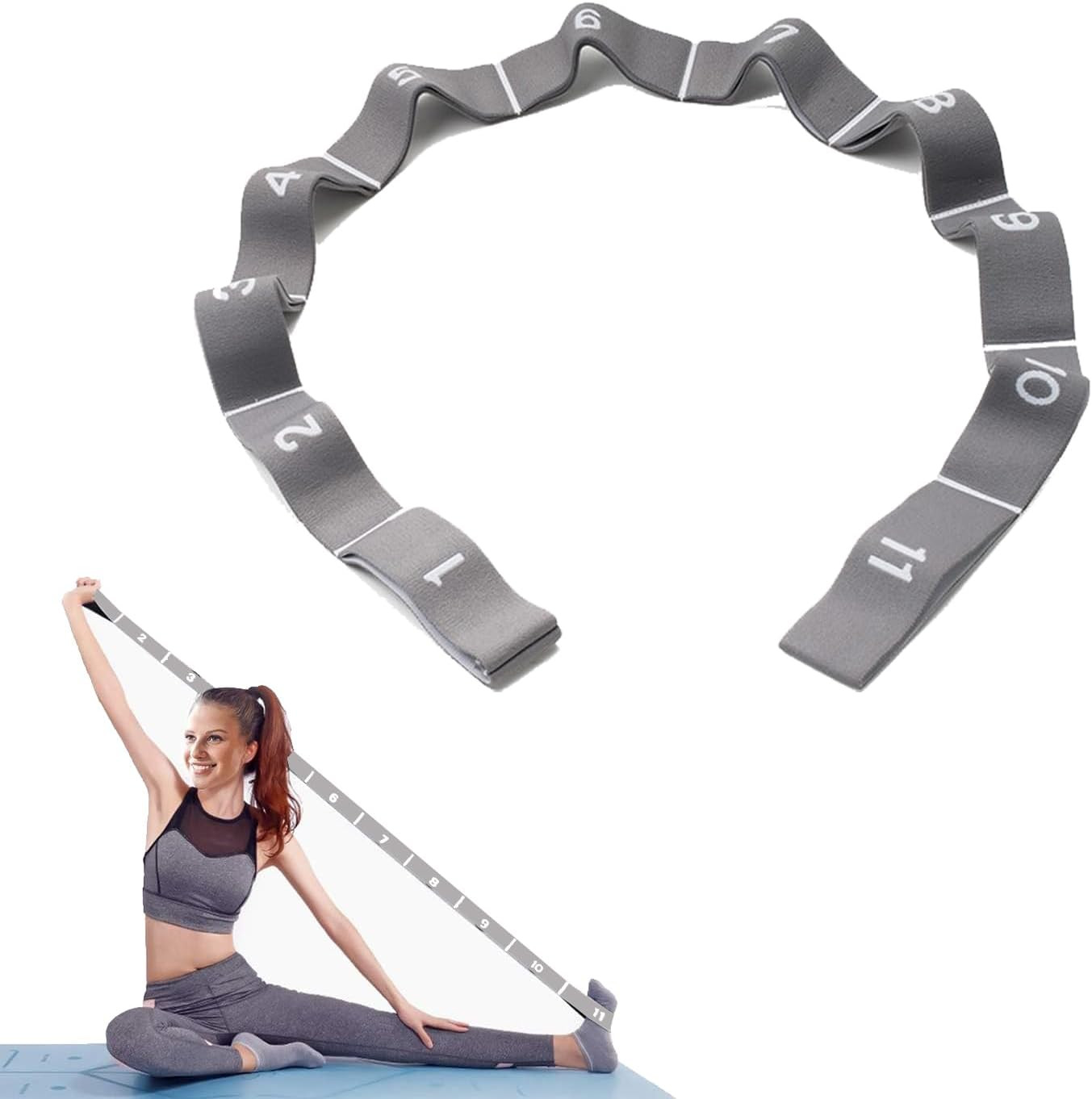 Yoga Str: Cintura Elastica 11 Loops per Equilibrio e Armonia