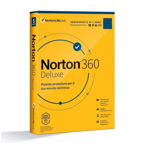 360 DELUXE 3 DISPOSITIVI 1 ANNO EUROPA NORTON