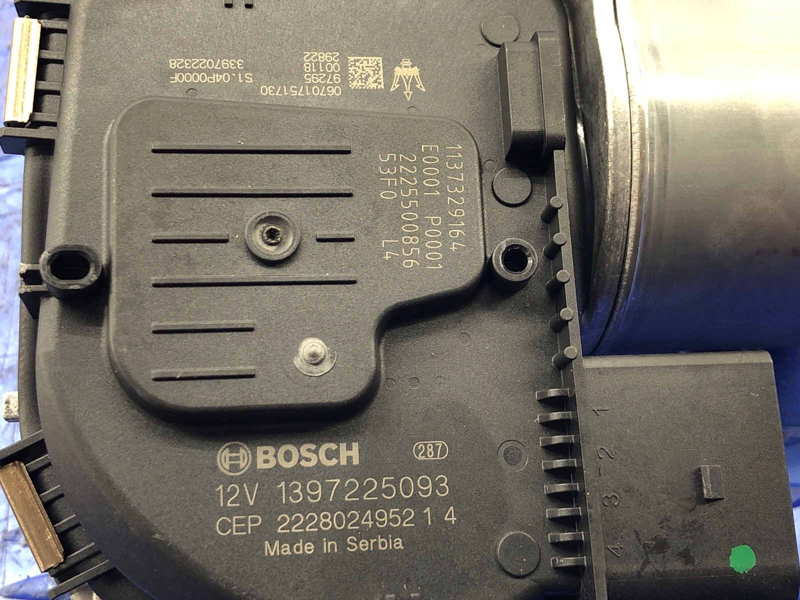 2023 MASERATI GRECALE FRONT WINDSHIELD WIPER MOTOR 670175173 OEM