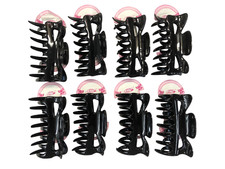 8 BLACK TWEEZERS CLIPS HAIR CLIPS CLASP PLIERS PLIERS CM 9