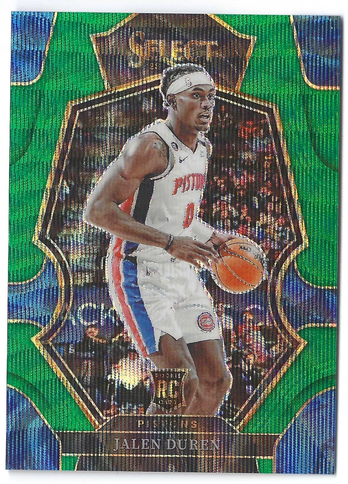 2022-23 Select Jalen Duren Green Wave /50 PREMIER LEVEL Rookie RC