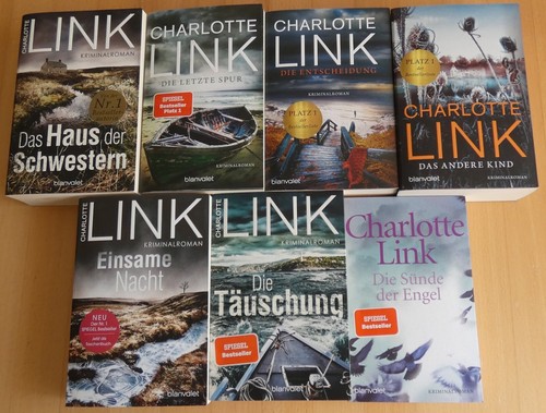 7x Charlotte Link - Romane - Krimi / Thriller - 7 Bücher