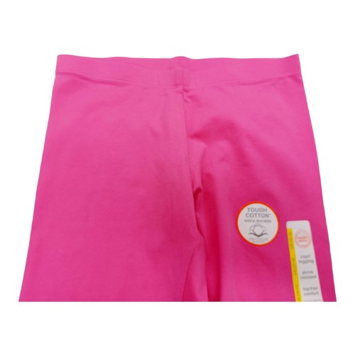 Lot of 2 Wonder Nation Girls Capri Leggings-10/12-Watermelon-Pink-Knit - Picture 5 of 5